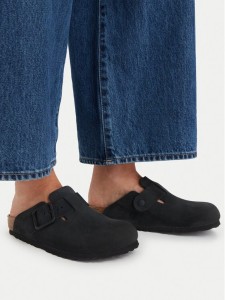 Birkenstock Klapki Boston Wire Buckle 1031575 Czarny