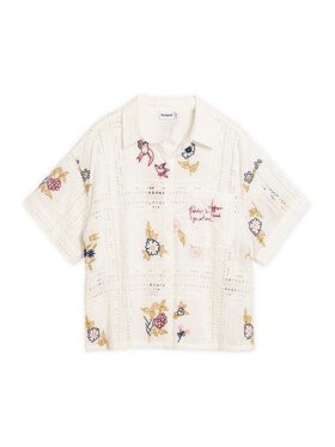 Desigual Koszula Martin 26SWCW30 Biały Regular Fit