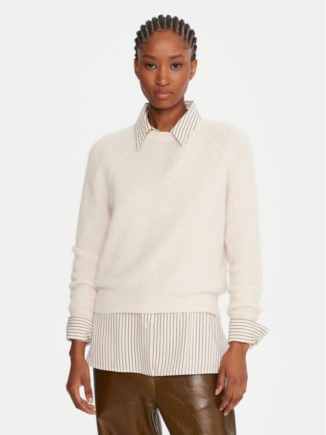 Marella Sweter Digione 2523366414 Écru Regular Fit