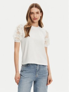 JDY Bluzka Fairview 15347021 Biały Regular Fit