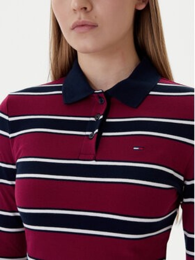 Tommy Jeans Sukienka codzienna DW0DW21901 Czerwony Regular Fit