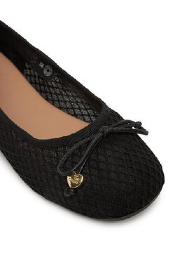 LOVE MOSCHINO Baleriny JA11051G0MIQ0000 Czarny