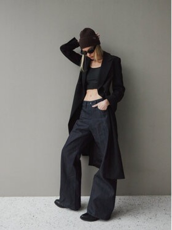 G-Star Raw Jeansy Contor 3D D27690-D315 Granatowy Wide Leg