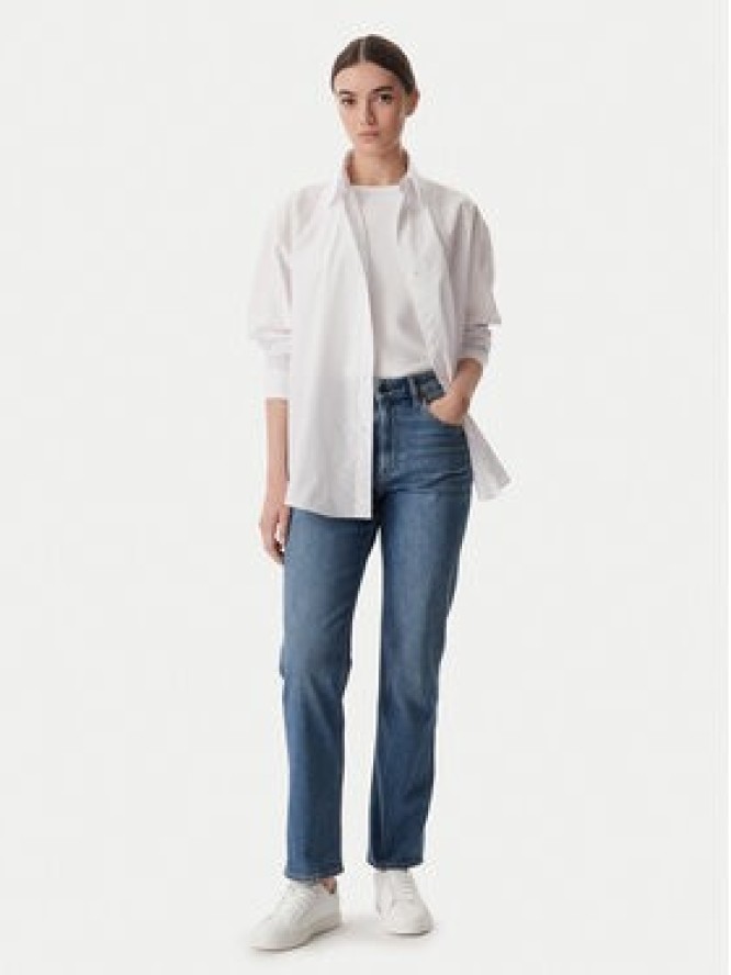 Calvin Klein Jeans Jeansy LV047F711G Granatowy Straight Fit