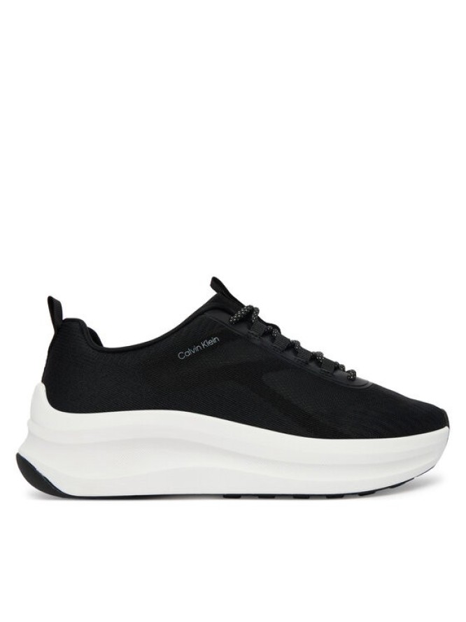 Calvin Klein Sneakersy Chunky Run Ckstripe Lup Sp Kn HW0HW03006 Czarny