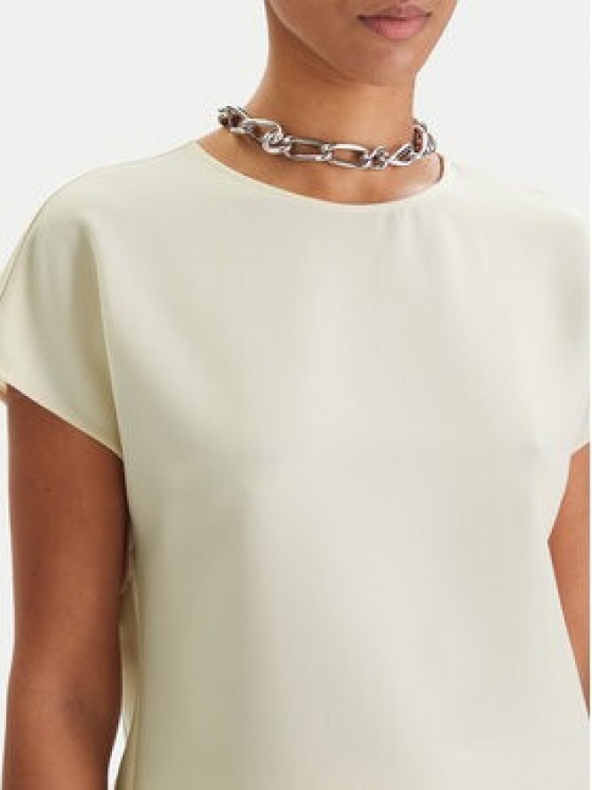 Patrizia Pepe Bluzka 8C0848/A701-W409 Écru Regular Fit