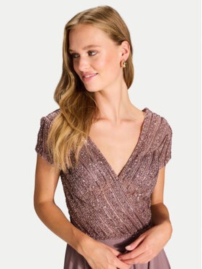 Hey Kyla Sukienka wieczorowa 5AJ002HK Różowy Regular Fit