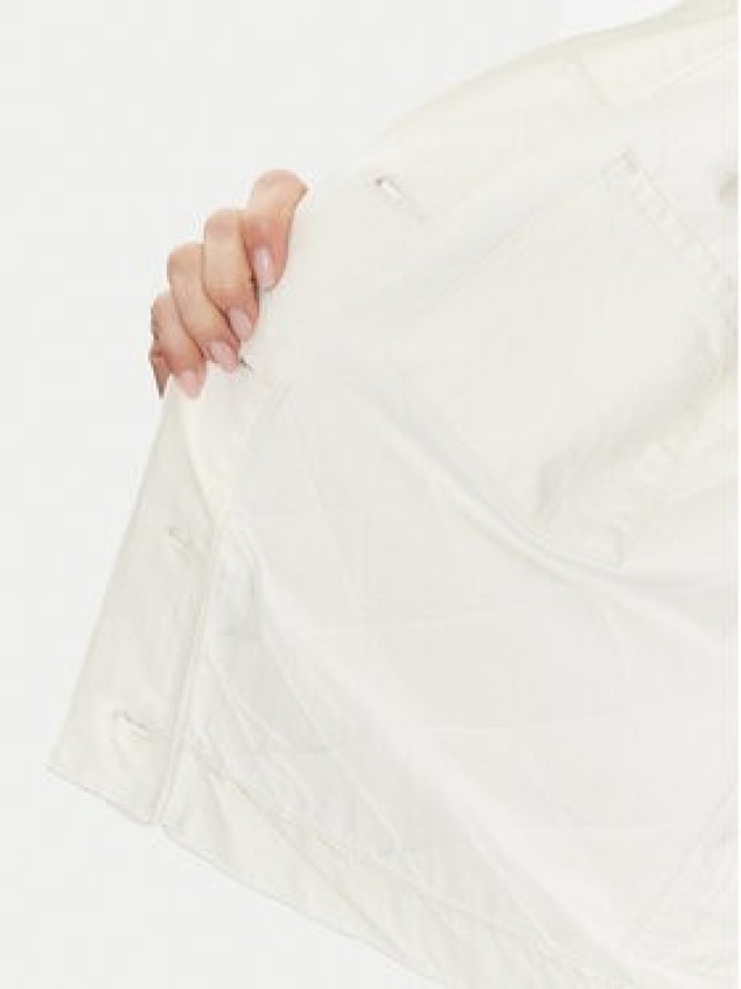 Guess Jeans Kurtka jeansowa W4BN65 D5J31 Biały Regular Fit