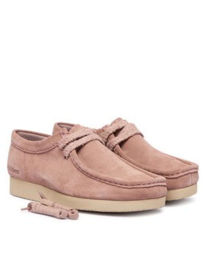 Clarks Półbuty Wallabee Lite. 26328429 Różowy