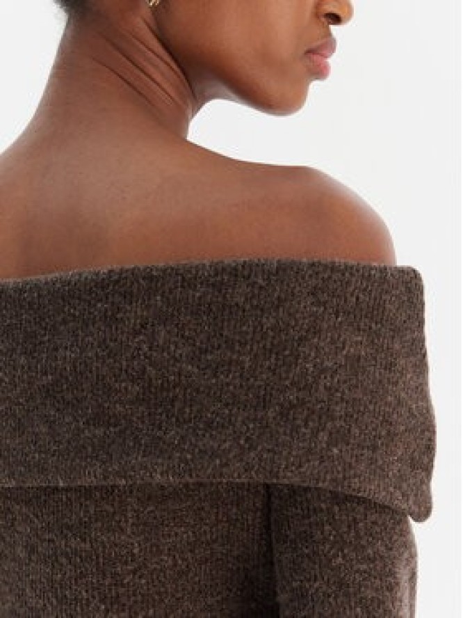 Vero Moda Sweter Kaia 10333298 Brązowy Regular Fit