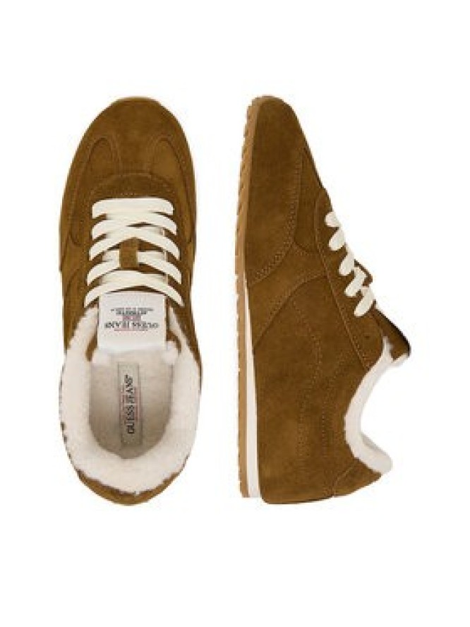 Guess Jeans Sneakersy EO-GSJ0126 Brązowy