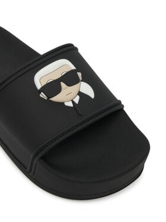 KARL LAGERFELD Klapki Kondo Maxi KL80805A Czarny