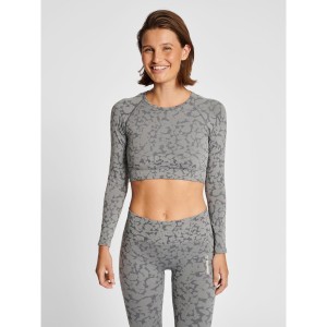 Damski bezszwowy crop top Hummel Mt Pi