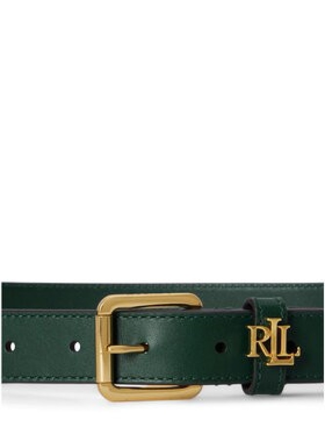 LAUREN RALPH LAUREN Pasek 412968763016 Zielony ciemny
