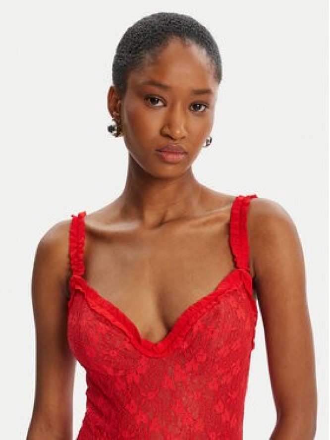 Bardot Sukienka koktajlowa Alegra Stretch Lace 59964DB Czerwony Regular Fit