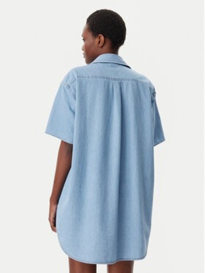 Tommy Jeans Sukienka jeansowa DW0DW20112 Niebieski Relaxed Fit