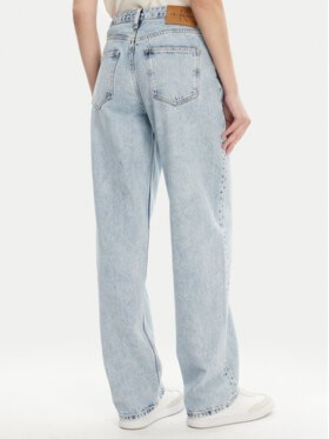 Calvin Klein Jeans Jeansy 90's J20J225504 Niebieski Loose Fit