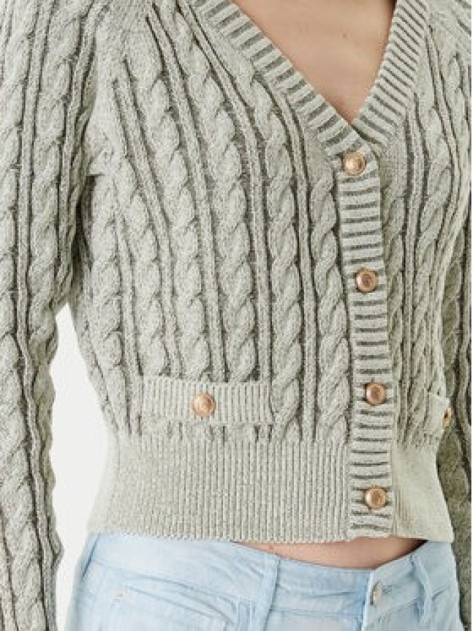 Guess Kardigan W5YR15 Z3OU0 Zielony Regular Fit