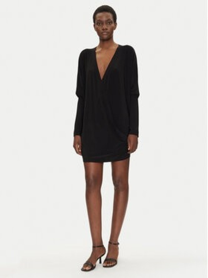 NORMA KAMALI Sukienka koktajlowa KK4243PLG66001 Czarny Regular Fit