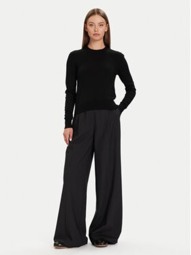 Calvin Klein Sweter LV044D370G Czarny Regular Fit