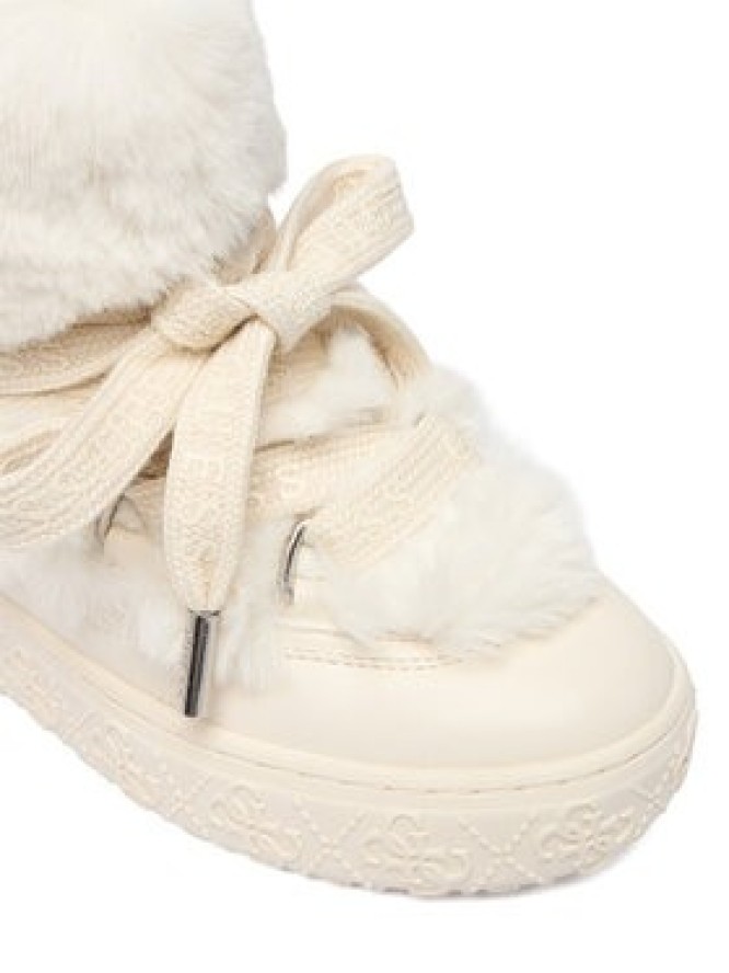 Guess Śniegowce FLFUEK FUR10 Écru