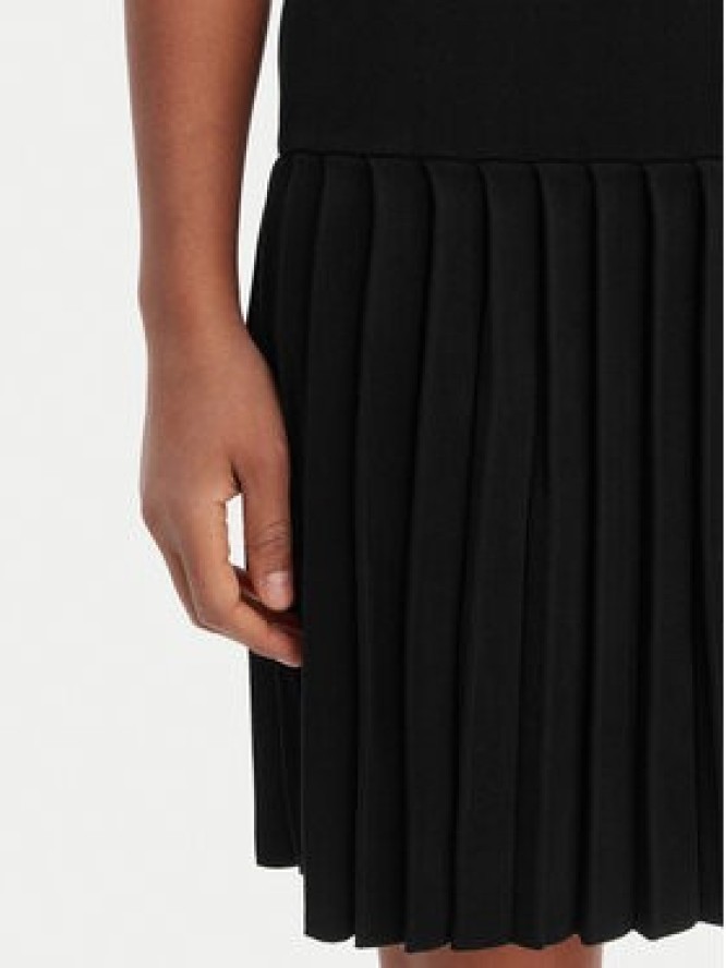 Morgan Sukienka dzianinowa 261-RMCAMI Czarny Slim Fit