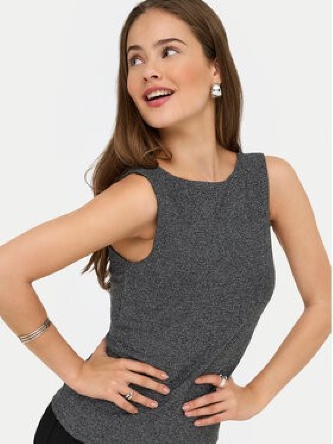 ONLY Top Lea 15356494 Szary Regular Fit