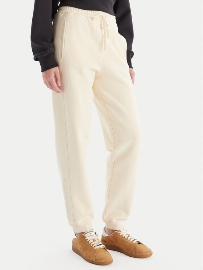 Patrizia Pepe Spodnie dresowe 2P1720/J079 W405 Écru Regular Fit