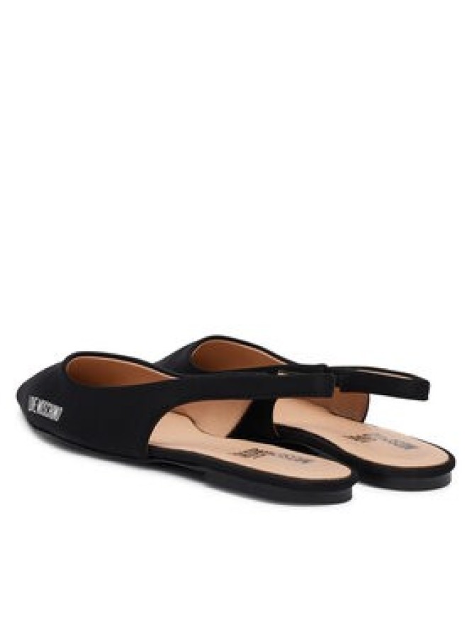 LOVE MOSCHINO Baleriny JA11021G1OIM0000 Czarny