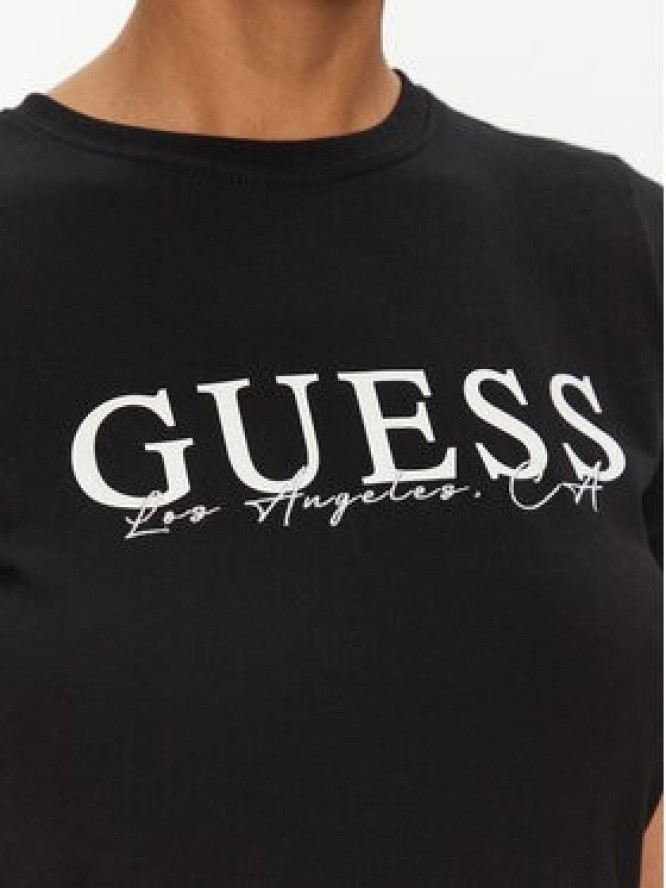 Guess T-Shirt V5GI15 J1314 Czarny Slim Fit