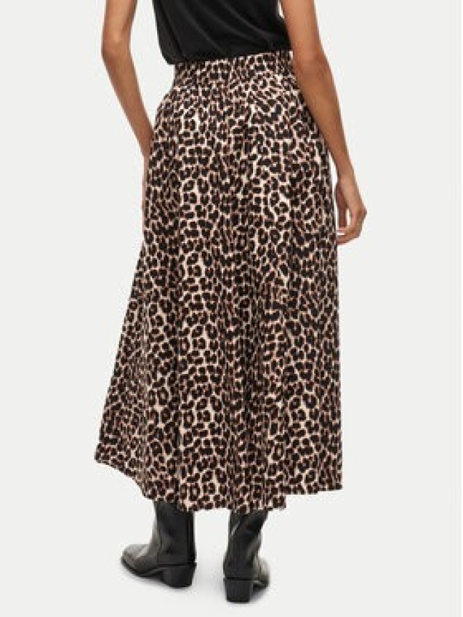 Vila Spódnica maxi Valencia 14106880 Brązowy Regular Fit