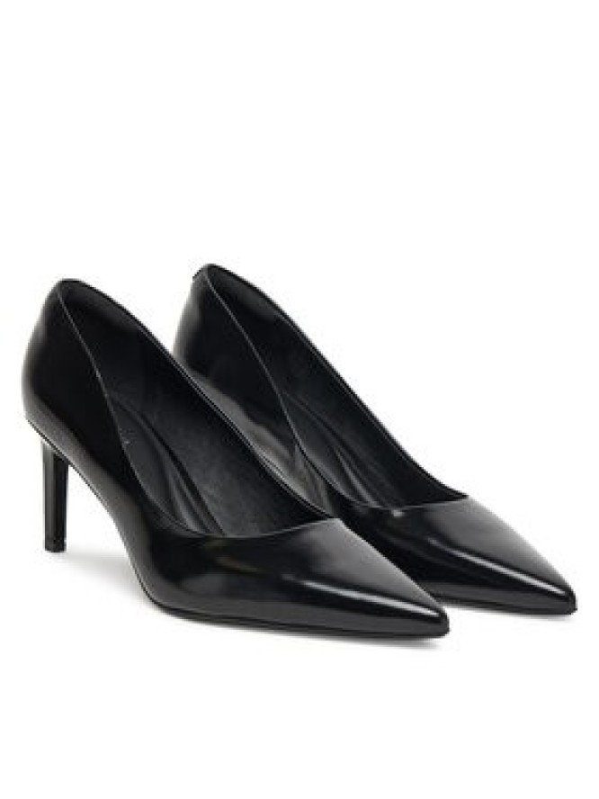 Calvin Klein Szpilki Ess Stiletto 70 Shiny Lth HW0HW02828 Czarny
