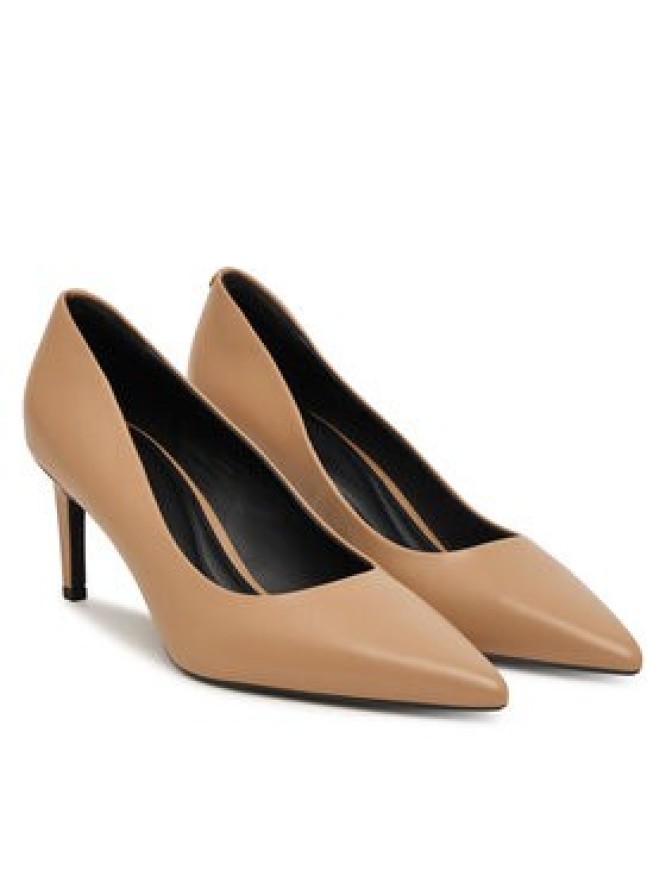 Calvin Klein Szpilki Ess Stiletto 70 HW0HW02607 Beżowy