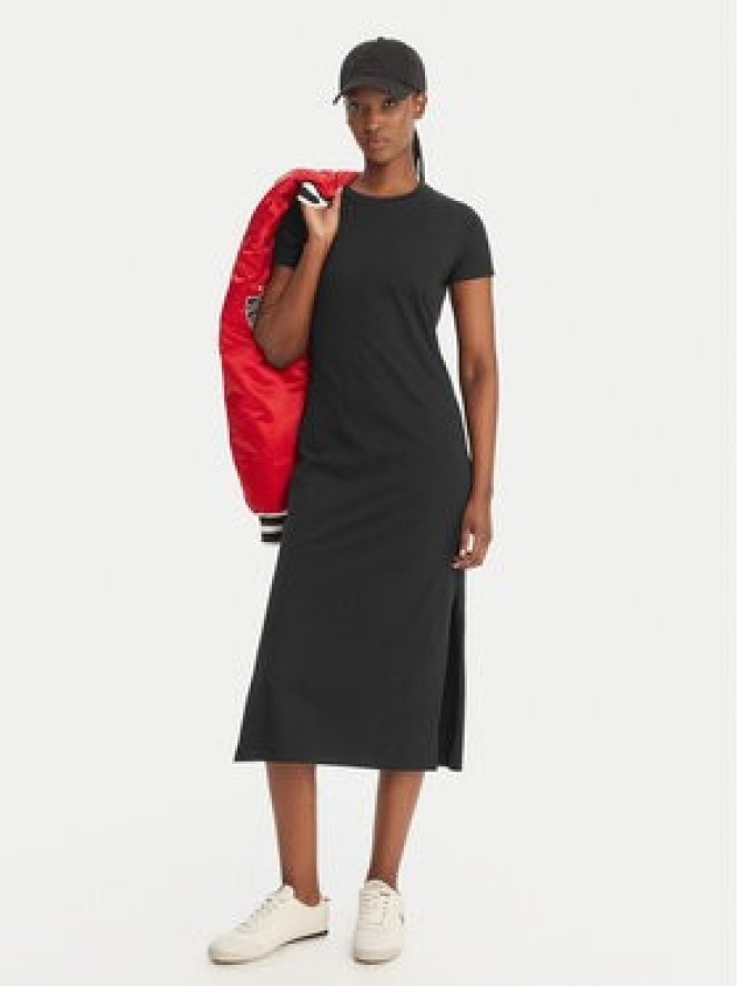 Kappa Sukienka codzienna Iclisia 332D7PW Czarny Slim Fit