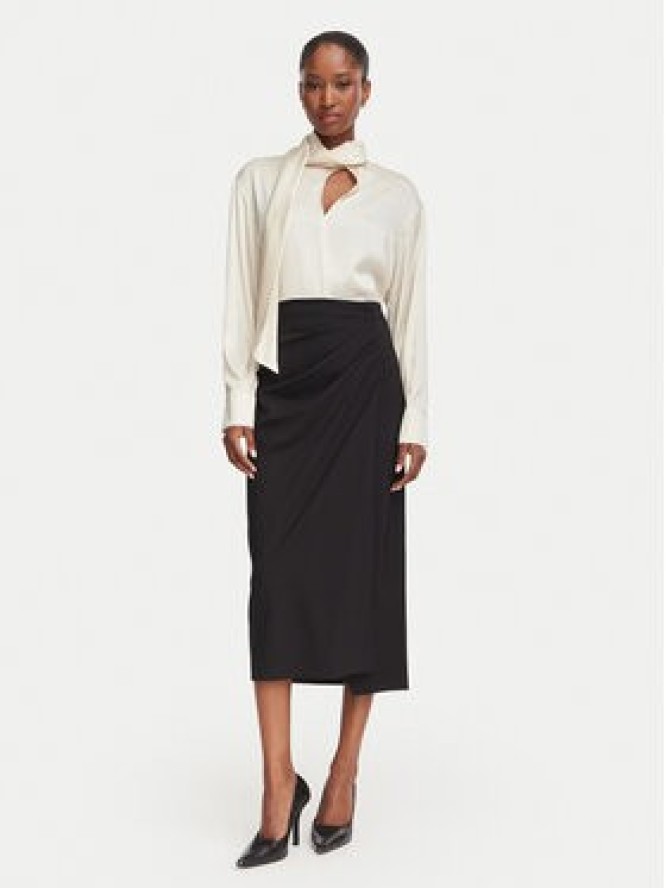 Marella Spódnica ołówkowa Zampa 2623106061 Czarny Slim Fit