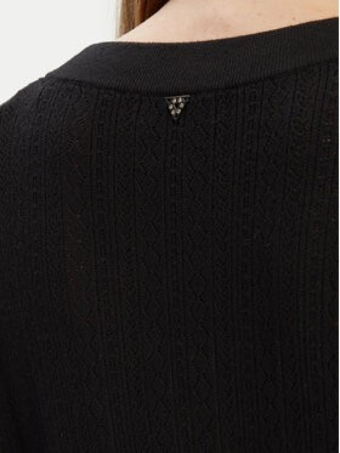 Guess Kardigan W5YR01 Z2ZK2 Czarny Regular Fit