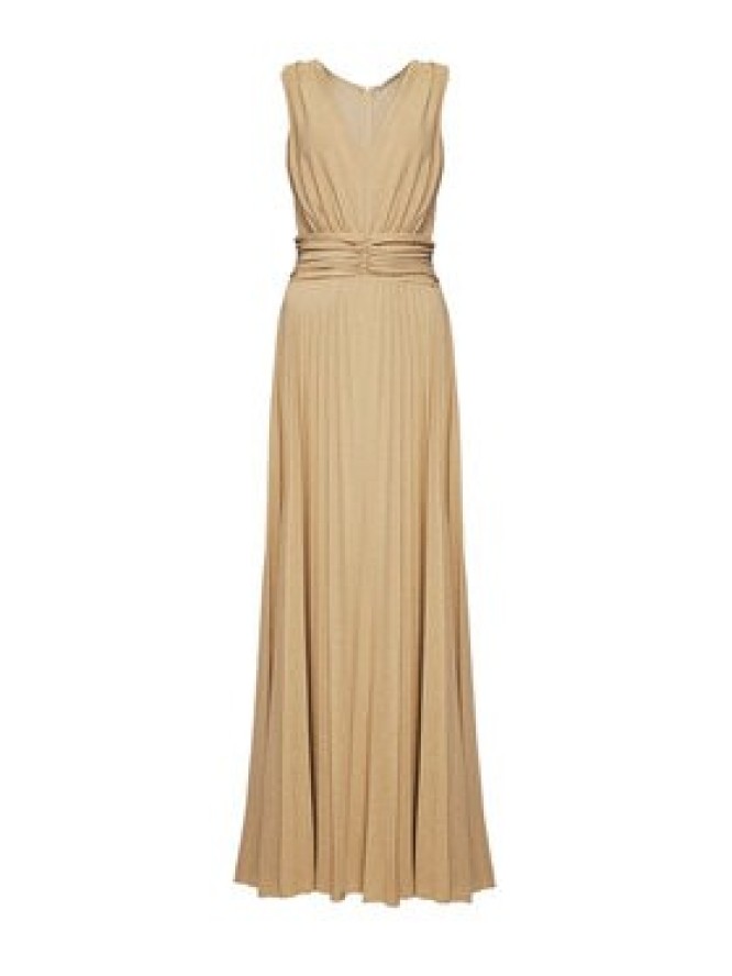 Gaudi Sukienka wieczorowa 511FD14005 Beżowy Regular Fit