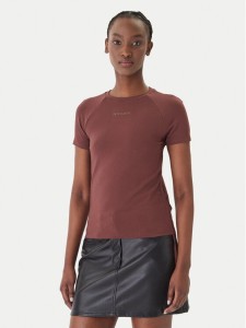 Patrizia Pepe T-Shirt 2M4549/J416-B887 Brązowy Reglan Fit
