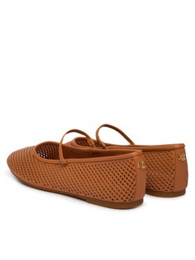 LAUREN RALPH LAUREN Baleriny Jayna 802P04176006 Brązowy