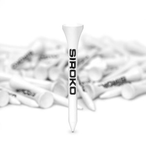 Golfowe kołeczki tee 50-pak Siroko Durban White