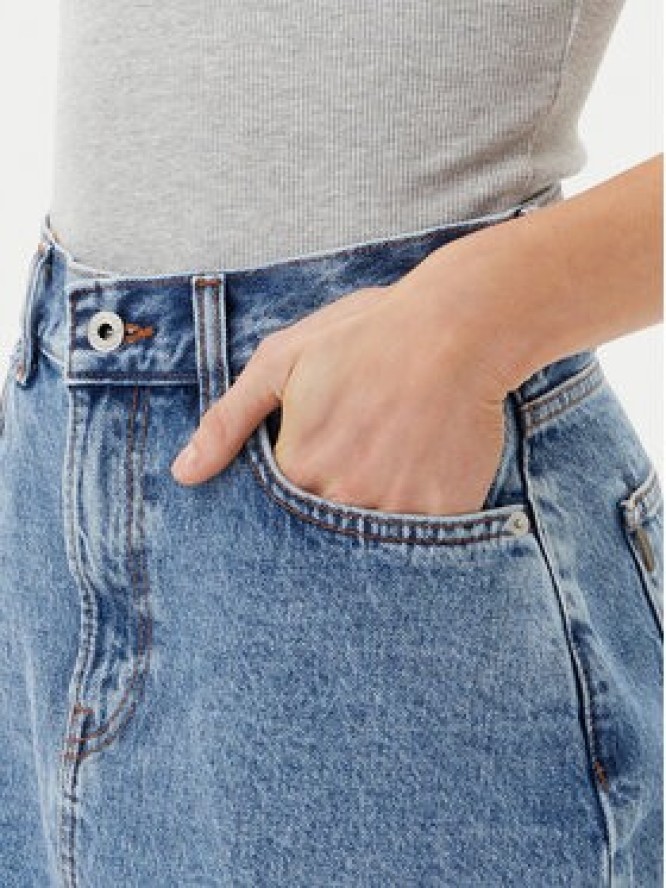 Pepe Jeans Spódnica jeansowa PL901124 Niebieski Regular Fit