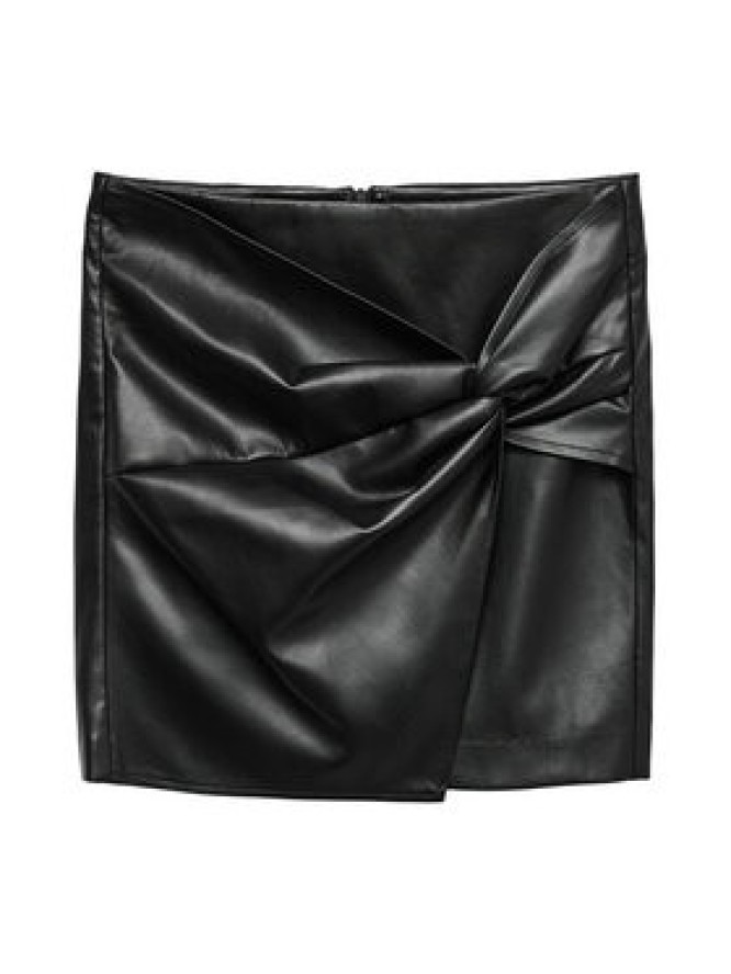 Vero Moda Spódnica z imitacji skóry Gawn 10333689 Czarny Regular Fit