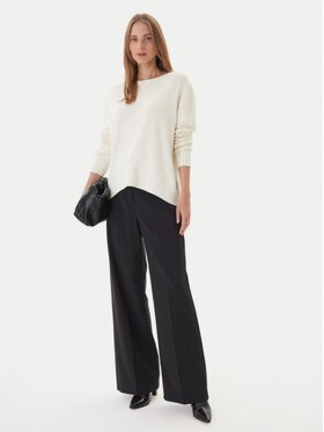Kontatto Sweter 3M0808C Kremowy Relaxed Fit