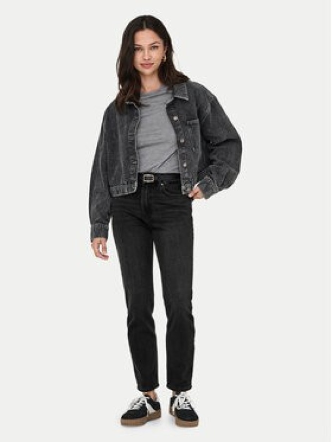 ONLY Jeansy Emily 15235780 Czarny Straight Fit