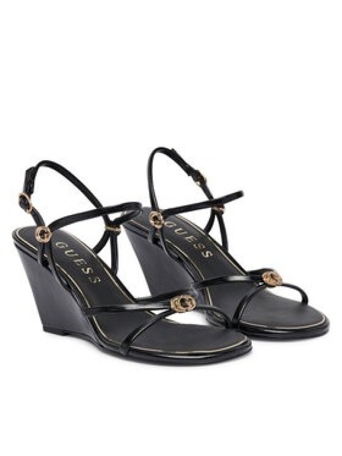 Guess Sandały FLTDVV PAF04 Czarny