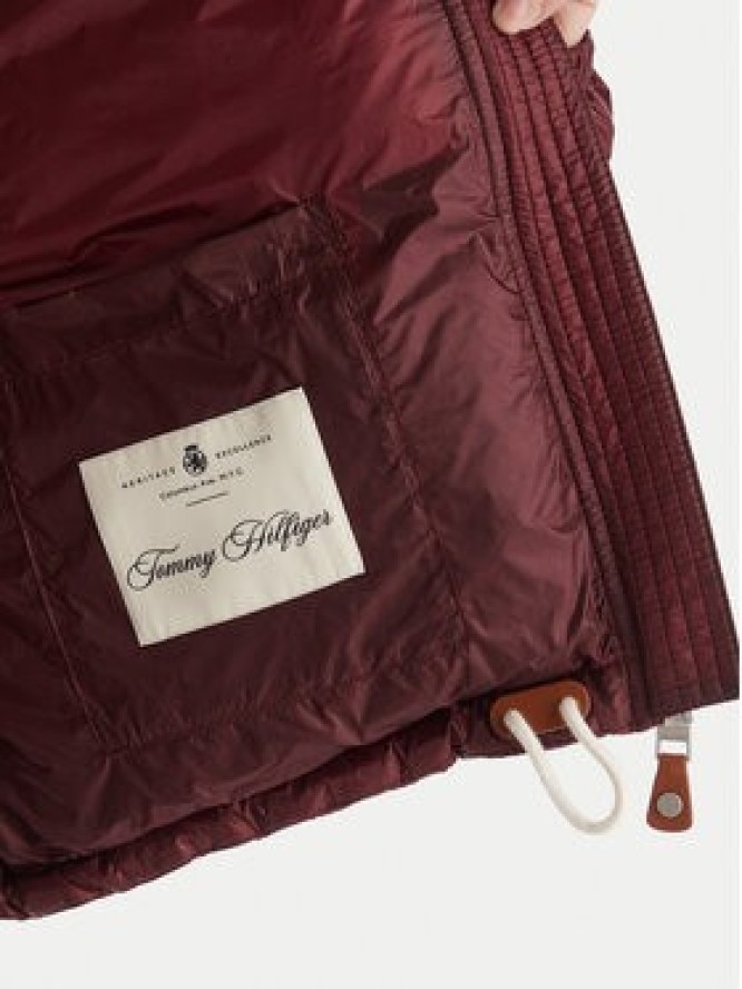 Tommy Hilfiger Kurtka puchowa WW0WW46541 Bordowy Regular Fit