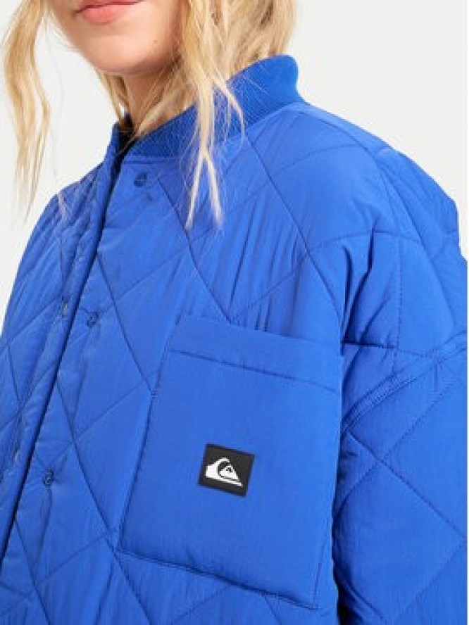 Quiksilver Kurtka przejściowa Shining Quilted EQWJK03084 Granatowy Regular Fit