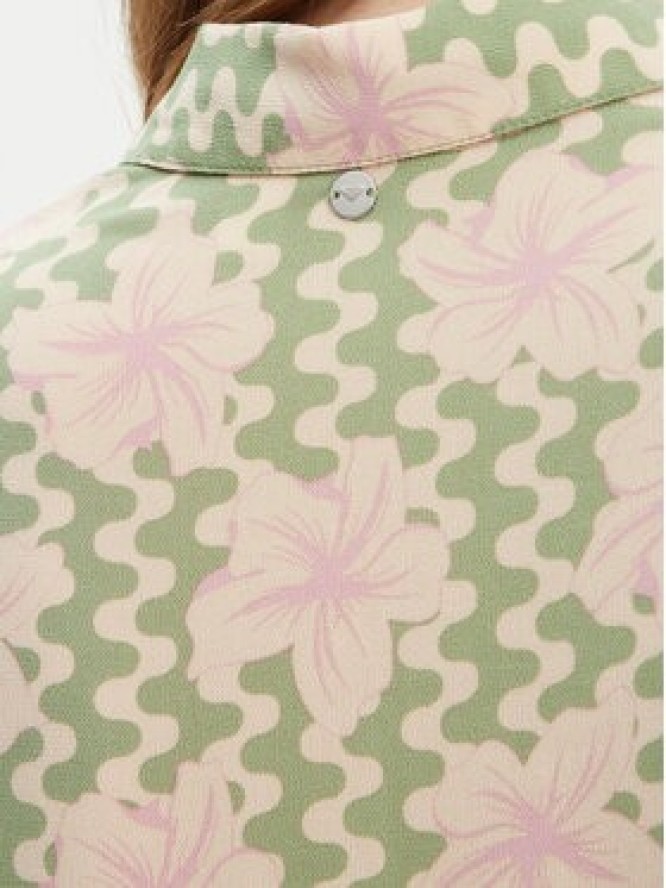 Roxy Koszula Beach Nostalgia ERJWT03665 Zielony Regular Fit