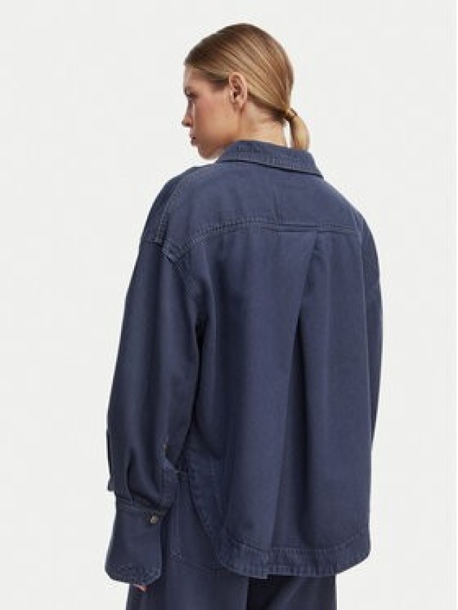 BOSS Koszula jeansowa 50552520 Szary Oversize