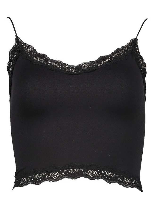 ONLY Topy (2 szt.) w kolorze czarnym i białym rozmiar: L/XL